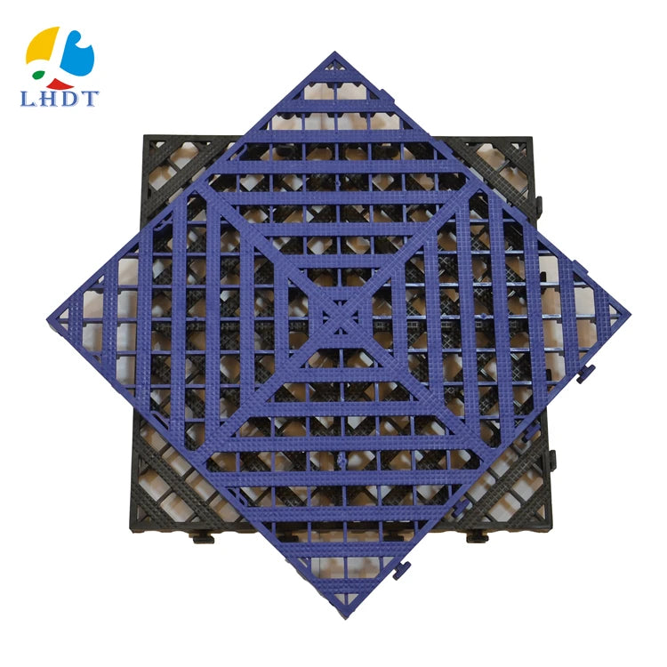 Wholesale Cheap Price PP Plastic Garage Interlock Decking Tiles Modern Anti-Slip Design for Carwash Application