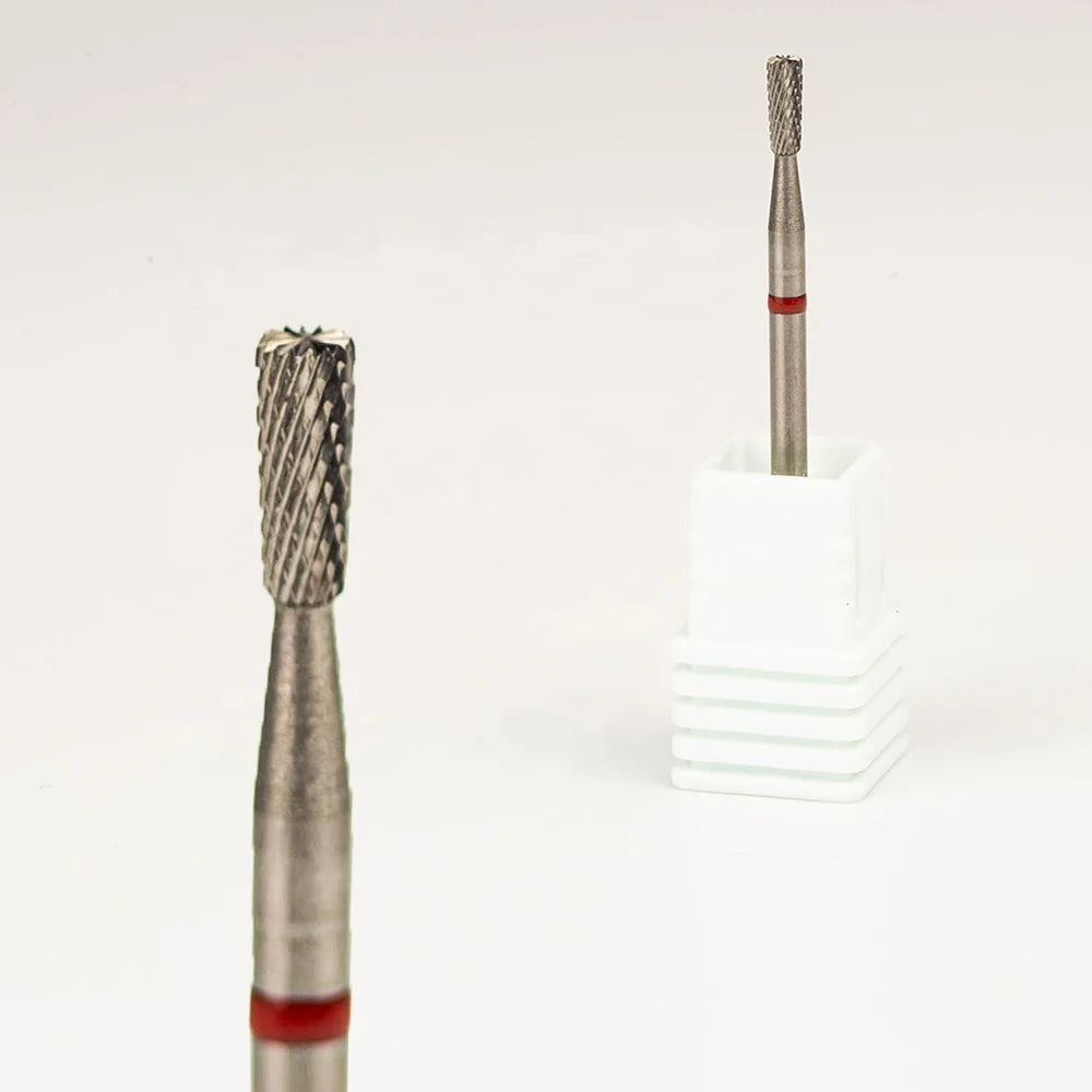 3/32" Wholesale Inverted Conical Taper Manicure Safety XF F Professional Tungsten Carbide Cuticle Drill Bits for Nails