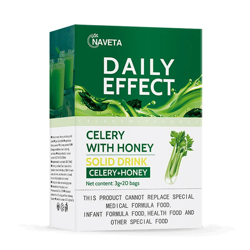 Original Factory OEM ODM Celery Juice Extracts Supplements Drink Honey Naveta Celery Powder Flavored Box Excluded for