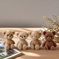 J10-393 Mini Bear 3D Silicone Mold Handmade Eco-Friendly Resin Aromatherapy Candle & Soap Maker Cute Animal Feature