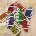 Hot Selling USA American Football Patch Sequin Iron on Sequin Football Patch