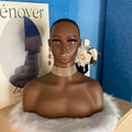 African American Female Mannequin Hair Training Head