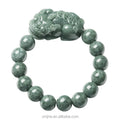 Certified Grade a Natural Jade Money Drawing Pi Xiu Bracelet Ice-Like Beads Bracelet Men's and Women's Four-Party Jade