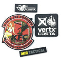 Wholesale Rubber Flag Badge Patch with Hook and Loop Fastener Tactical Moral Patch