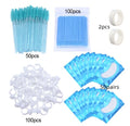 Hot Eyelash Extension Grafting Lashes Lift Kit Including Micro Brushes/Mascara Wand/Tapes/ Eyelash Glue Ring and Pad