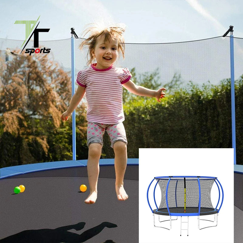 Cheap Customized Playground Outdoor Children Kid Adult Big Round 6 8 10 12 14 Ft Trampolines With Enclosures for Sale