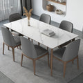 Light Solid Wood  Modern Simple Wooden Dining Tables and Chairs Set Furniture