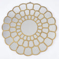 60 FuZhou Factory Professional Manufacture Large Creative Home Decorative Modern Round Gold Wall Mirror Dropshipping
