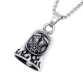 Stainless Steel Guardian Motorcycle Bells Motorcycle Bell Lucky Charm Motorcycle Bell Hanger Keychain Lucky on Road