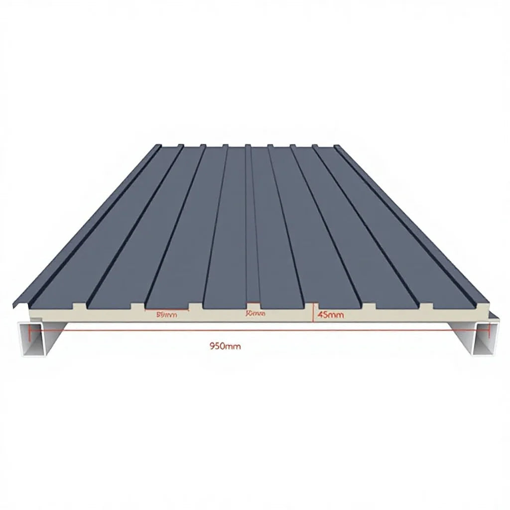 Modern Insulated Aluminum Great Wall Board Thermal Insulated Sandwich Panels for Building and Outdoor Roof