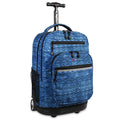 Best Royal Blue Designer Lightweight Slim Women's Ladies Carry on Wheeled Rolling Laptop Computer Bag with Spinner Wheels
