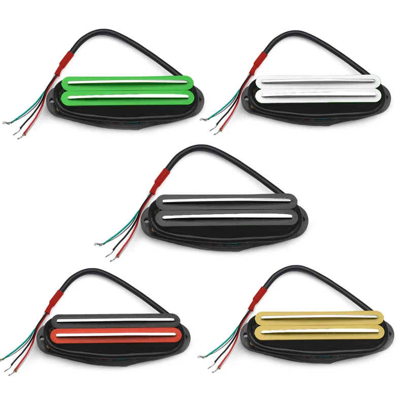 Hot Rail Humbucker Single-Coil-Sized Pickup 9-10K Humbucker Twin Blade Pickup for ST SQ Guitar