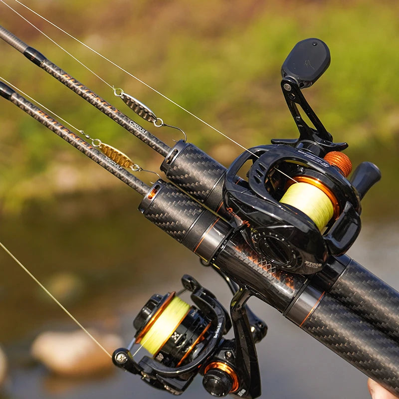 Histar Wholesale Butter FlyII 1.5-1.8m 1Sec Handle Fast Action Long Cast Crossline Carbon Tape Ultra Light Hard Fishing Rod&Reel Combo