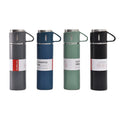 Mikenda New Style Stainless Steel Thermos Cup Double-layer Vacuum Portable Water Cup One Bottle with 3 LIDS Gift Set Flask