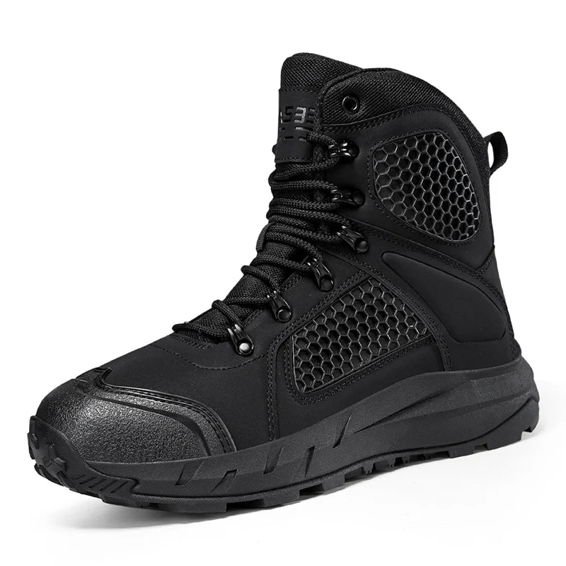Wholesale Shipping New Black Rubber Hiking Boots Colored Shoes for Hiking High Visibility Boot_genre Hiking Boots