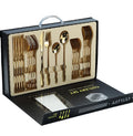 Low MOQ 24pcs Stainless Steel 304 18/10 Dinner Cutlery Set Gift Set with Gift Box