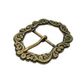 Hot Sale Custom Metal Pattern Belt for Buckle Carved Zinc Alloy Buckles for Leather Skirts Hardware Accessories