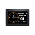 2025 Popular a Quality New IPS Screen 8 Inch Digital Dementia Clock With Medicine Alarm Reminder