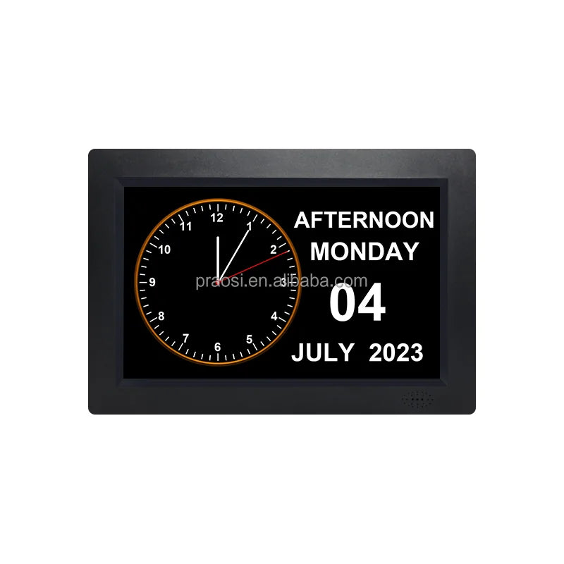 2025 Popular a Quality New IPS Screen 8 Inch Digital Dementia Clock With Medicine Alarm Reminder