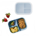 Am Azon Hot Sales Custom Logo Food Grade Silicone Bento Lunch Box for Kids Leak-proof Silicone Lunch Box Food Storage Container