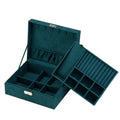 Luxury Flannel Velvet Jewelry Box for Storing Bracelets Rings Necklaces and Other Jewelry Premium Storage Organizer