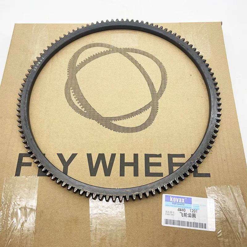 Mitsubishi 4M40 Engine Flywheel Ring Gear E307D Starter Motor Ring Gear 4M40 Engine Fly Wheel Gear Excavator Parts