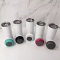 RubySub Stainless Steel Skinny Sublimation Music Tumblers 20oz Speaker Tumbler with Music