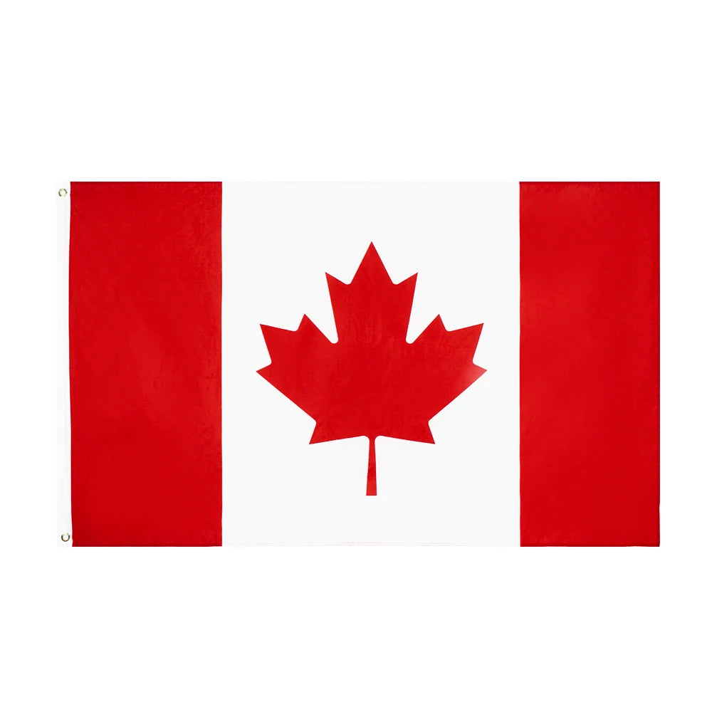 Ready to Ship 100% Polyester 3x5 Feet Outdoor Flying Canadian Flag
