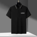 Men's Plus Size Short Sleeve for Polo Shirts Turn-Down Collar Jersey for Middle-Aged Elderly Men's Summer Polo Shirt