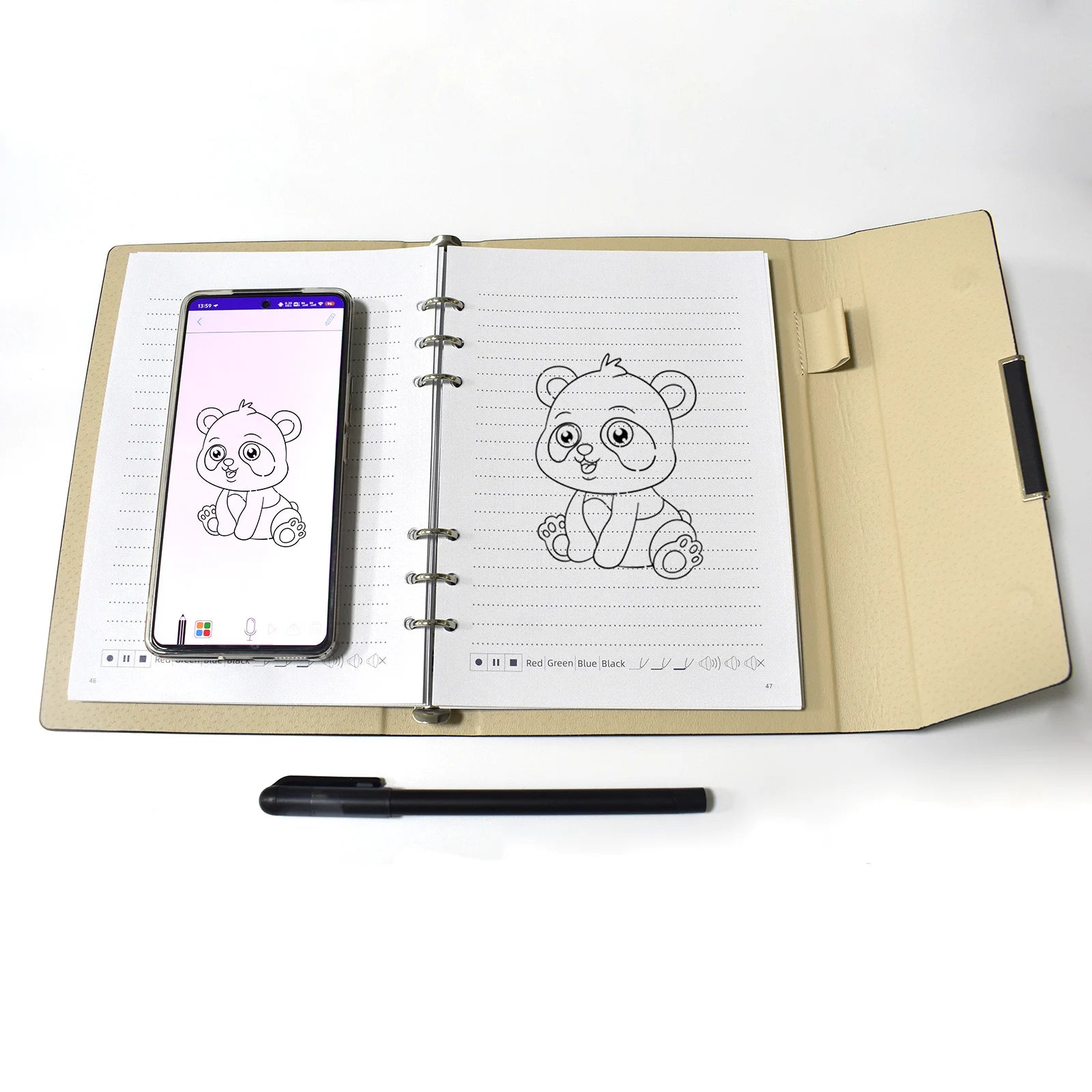 Business Smart Handwriting Pen & Writing Pad and A5 Book Set With App for Smart Cloud Synchronization Suitable for Gifts