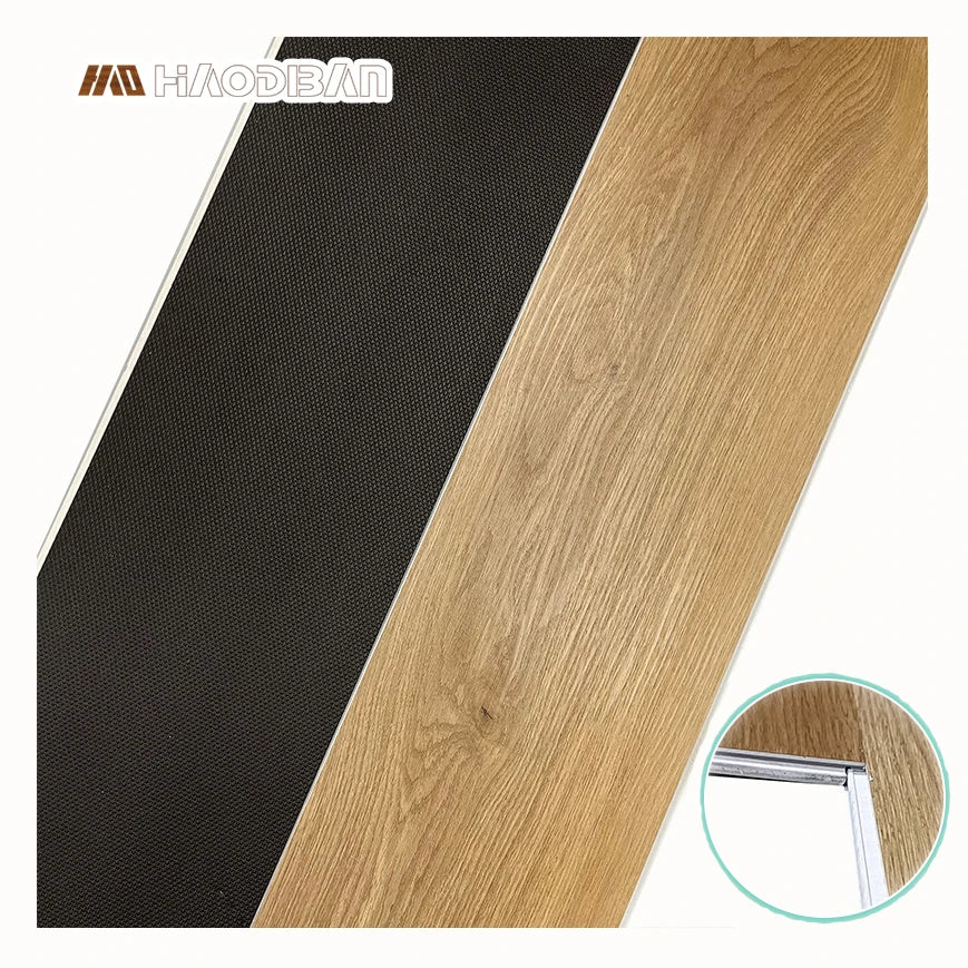 Waterproof 8mm Unilin Click Locking PVC SPC Flooring Indoor Hotel Use Vinyl Mute Pad with Graphic Design