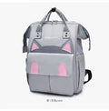 Bateli Multi-function Large-capacity Cat Type Mommy Bag Oxford Waterproof Wet and Dry Separation Diaper Bag