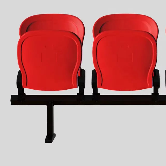 Hottest SPORT Stadium Seat Manufacturers Custom Public Row Chair Vacuum Blow Molding Outdoor Chair Plastic Row Chair