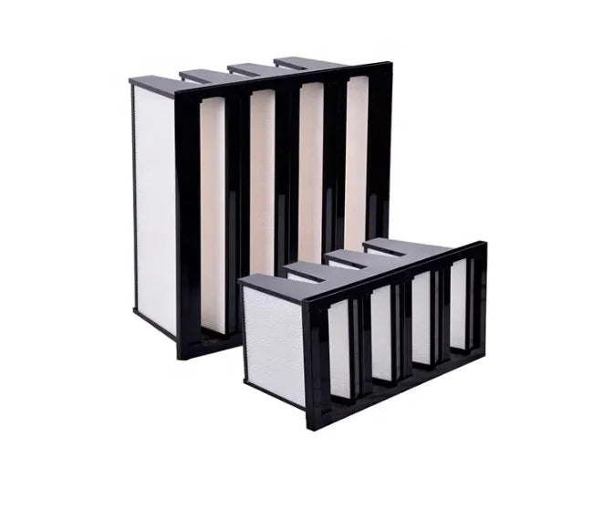 High Efficiency Xinlong HVAC System Air Conditioner Filter HEPA H14 4V/3V-Bank New 99.9% PP Material Air Filter Element