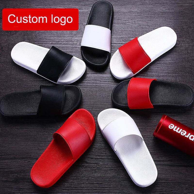 Wholesale Men Women Custom Logo Blank Slides Sandals Sublimation Shoes Slipper Flip Flop Men
