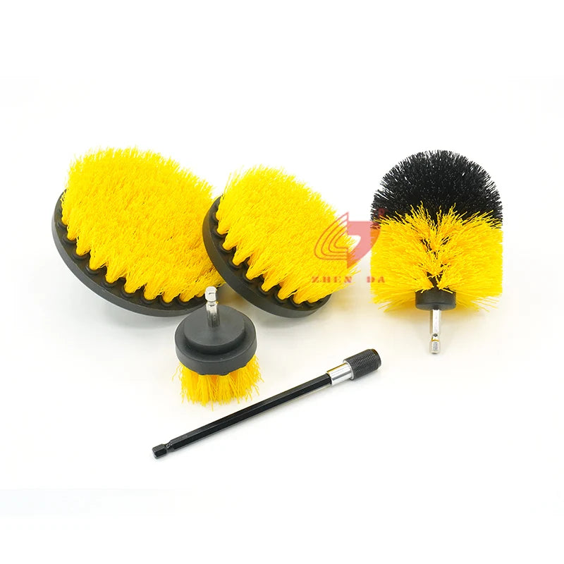 5-Piece Set Electric for Spin Scrubber Drill Household Cleaning Brushes & Accessories
