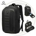 OZUKO 9695 Business Casual Laptop Backpack 15.6-Inch Laptop Durable Water-Repellent Lightweight Clean Design Sleek for Travel