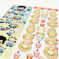 Customize 150# Thick Waterproof Self Adhesive Holographic Matte Finish Sticker Sheets With Clear Backing