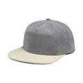 Custom Corduroy Hat Sombrero De Pana Personalizado Two-Tone 5-Panel Soft Crown Adjustable PU Strap Correa De PUA Ajustable