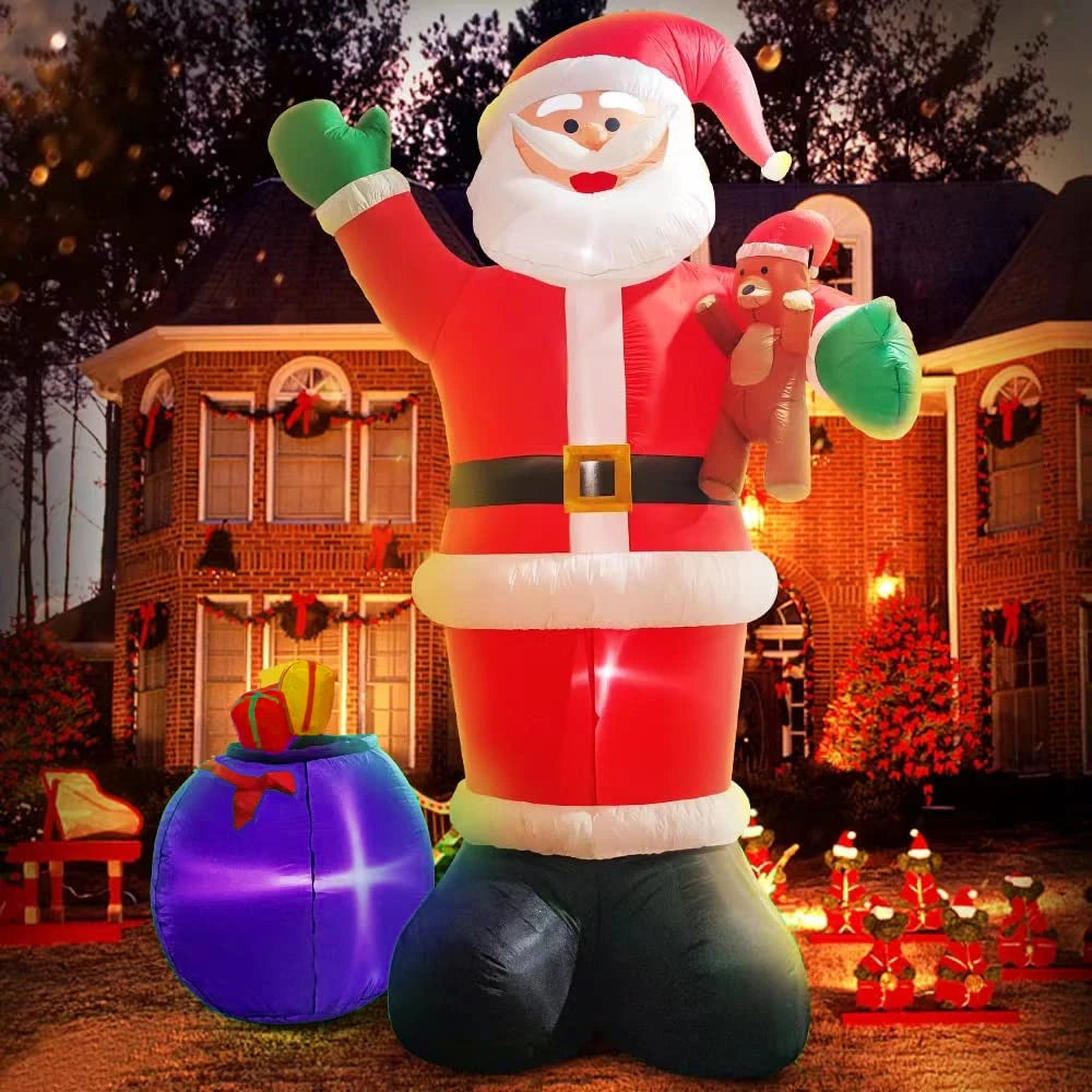 Customizable 10ft Christmas Inflatables 3M Navidad Accessories Factory Direct Outdoor Toys 48 Hours Delivery