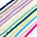 Meetee EB111 10/15mm Garment Accessories Home Textile DIY Pet Clothing Sewing Material Elastic Band Unilateral Fold Lace Fabric
