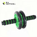 PINJIAN Multifunction Sports Fitness Workout Push up ABS Roller Wheel Abdominal Exercise With Mat AB Power Roller