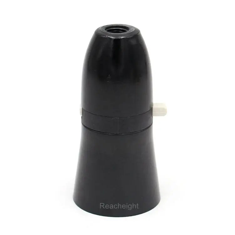 Black White Switched B22/Bc T1 Household Lamp Holder BS Certified 1-Year Warranty