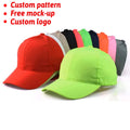Summer Breathable and Quick Drying Fabric Sports Hats Store 6 Panel Fitted Adjustable Buckle Flex Baseball Cap