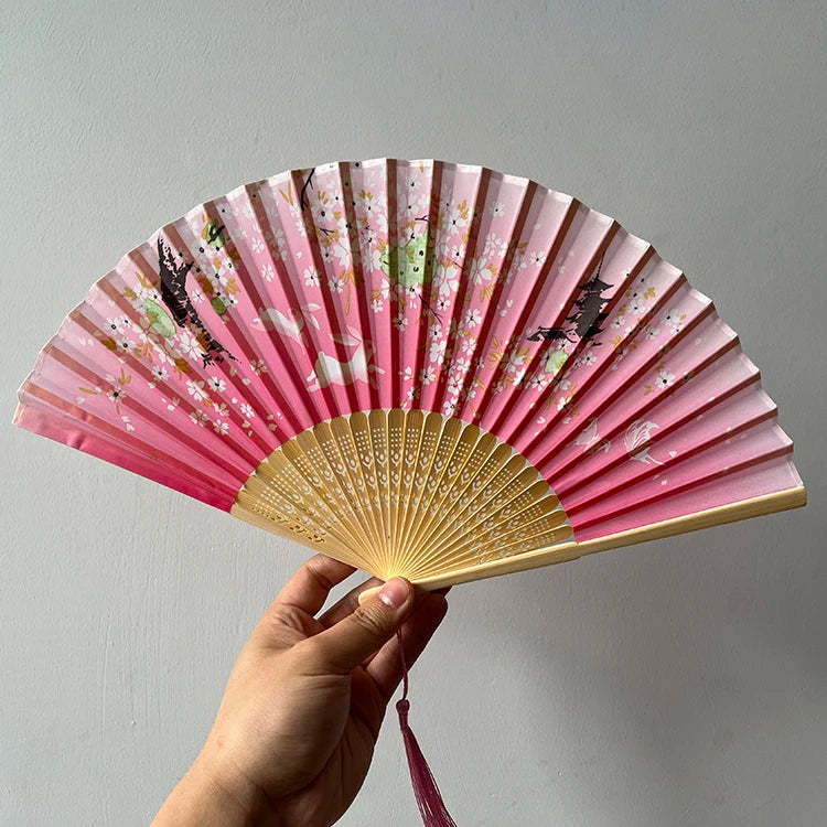 Promotional Portable Folding Fan Plastic Folding Hand Fan for Gift