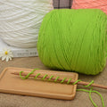 5ply Acrylic Blended Yarn 2mm Thick Dyed 90 Colors Tufting Rug Yarn Cone 550g for Hand Tufted Rugs