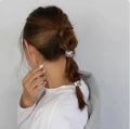 New Design Metal Pony Cuff Hair Rubber Band Pony Hook Hair Ties Hair Accessories for Women