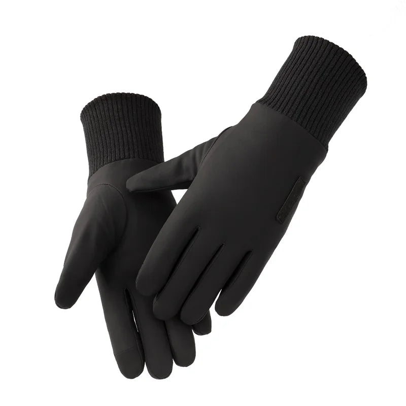New Design Thicken Winter Warm Windproof Men's Gloves With Touch Screen