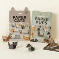 New DIY Paper Cats & Dogs Origami Folding Animal Craft Kit with Boxed Packaging-50pcs
