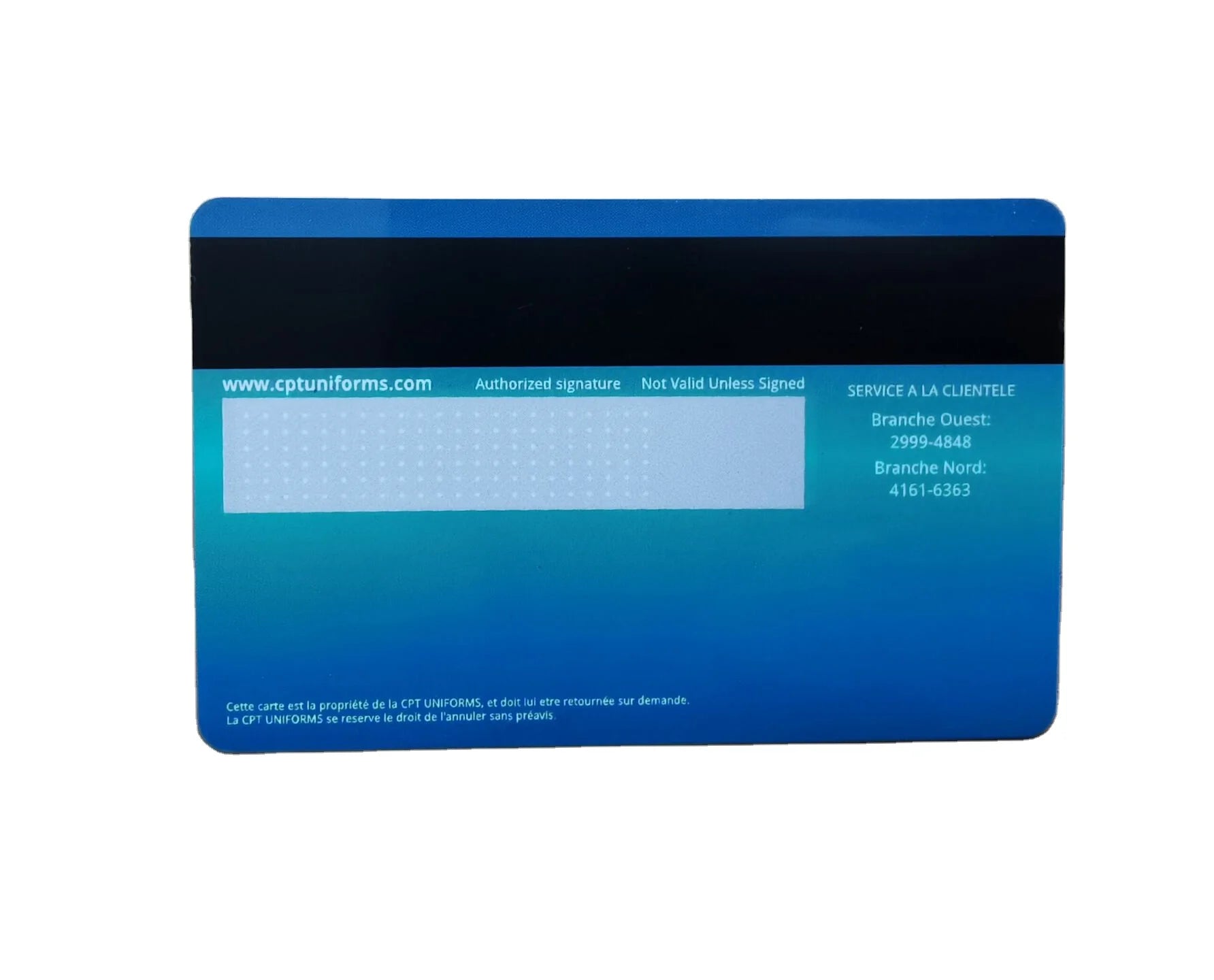 High Quality PVC Plastic Magnetic Stripe Card with Embossed Silver Gold Unique Serial Code Number
